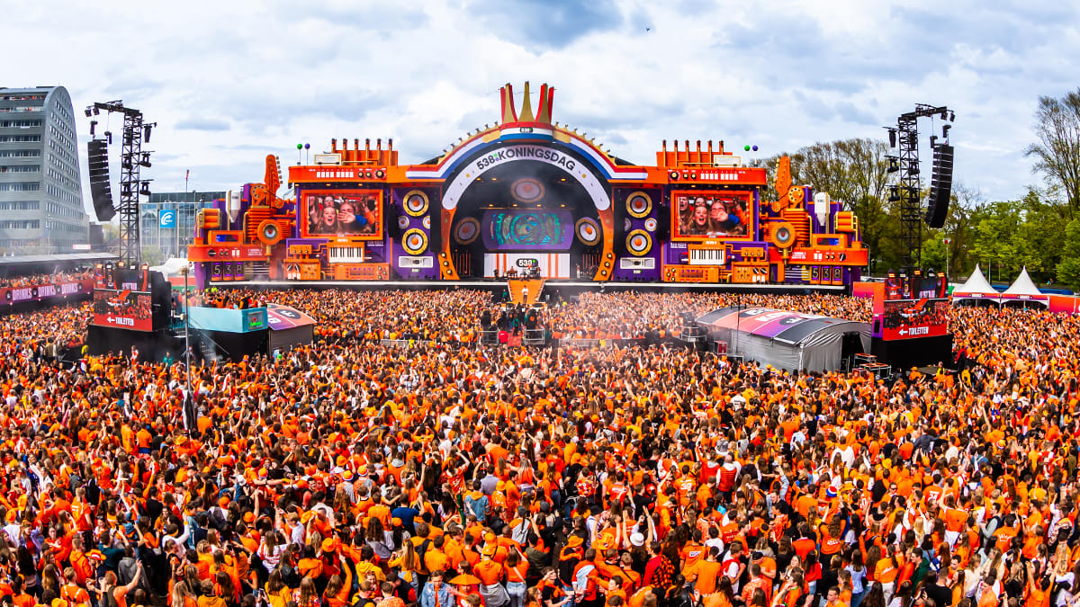 Dit is de timetable van 538 Koningsdag 2025