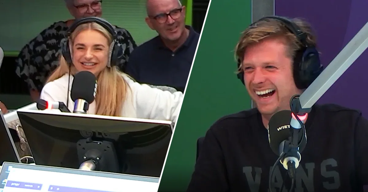 'Gaby, heb jij een leren broek?'