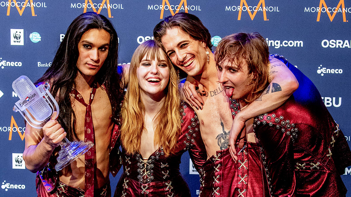 Songfestivalwinnaar Måneskin gaat wereldwijd viral met 3 hits!