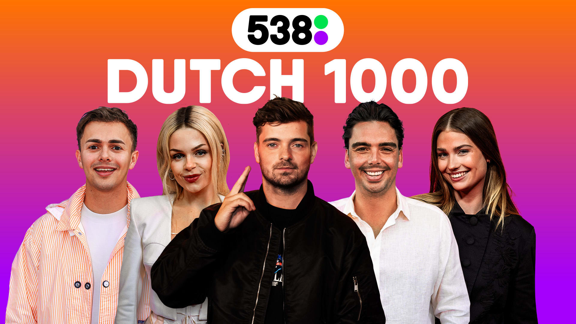 De grootste hits van Nederlandse bodem hoor je in de 538 Dutch 1000 🧡🇳🇱