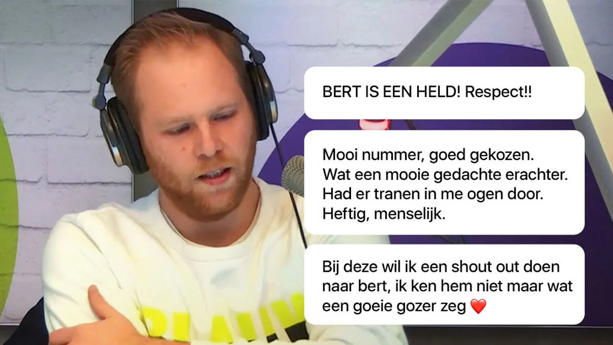 Prachtige reacties op emotionele luisteraar die nummer aanvraagt