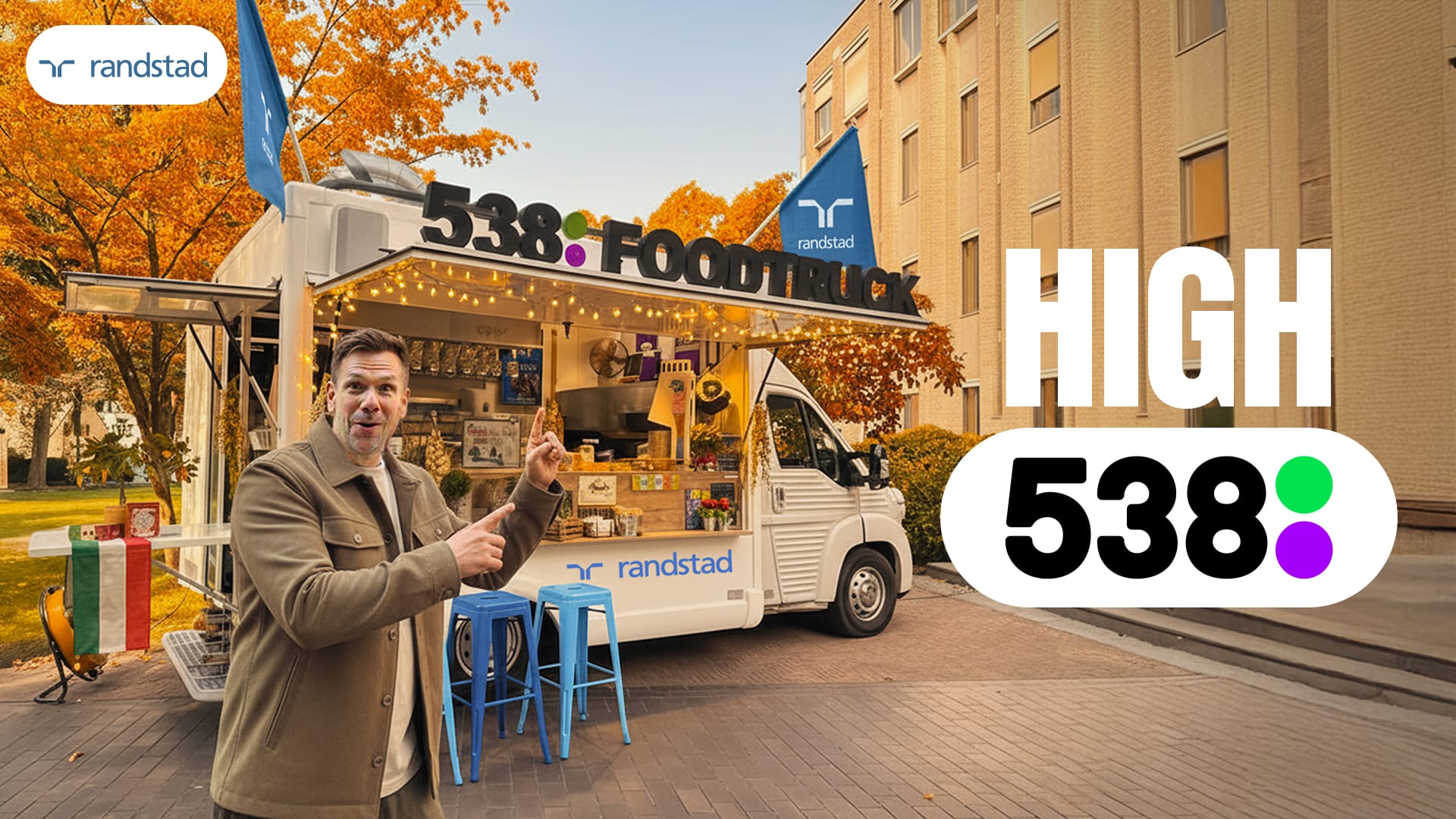Maak kans op een foodtruck voor jou en je collega's tijdens High 5-3-8 👋🤤