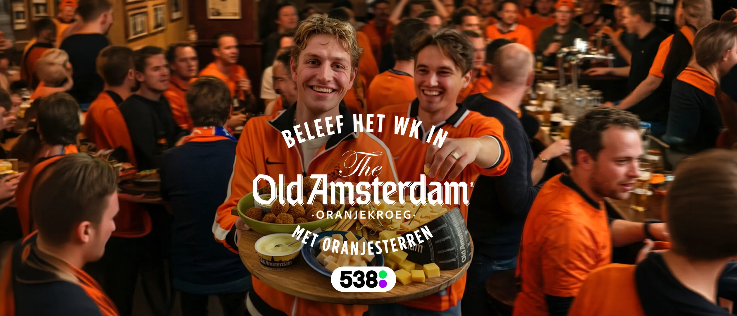 Kijk het WK samen met De 538 Middagshow in The Old Amsterdam ⚽🧡