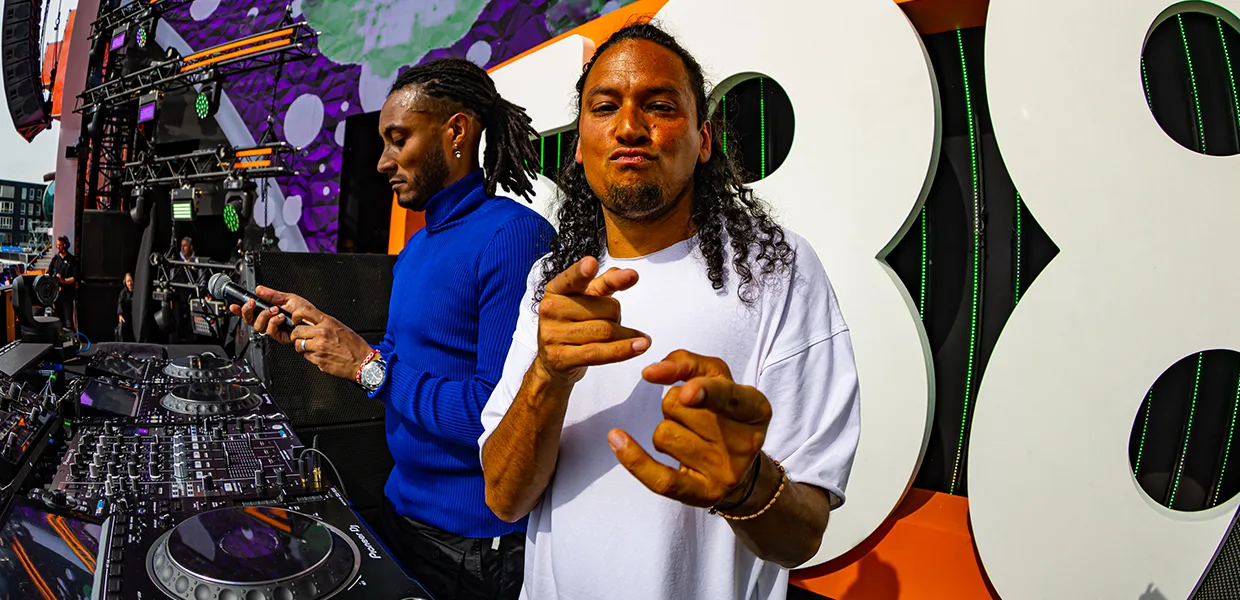 Dj-duo Sunnery James en Ryan Marciano knalde op 538 Koningsdag!