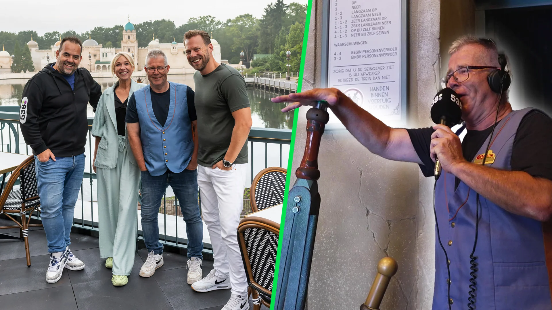 Dit was De 538 Ochtendshow vanuit het Efteling Grand Hotel!