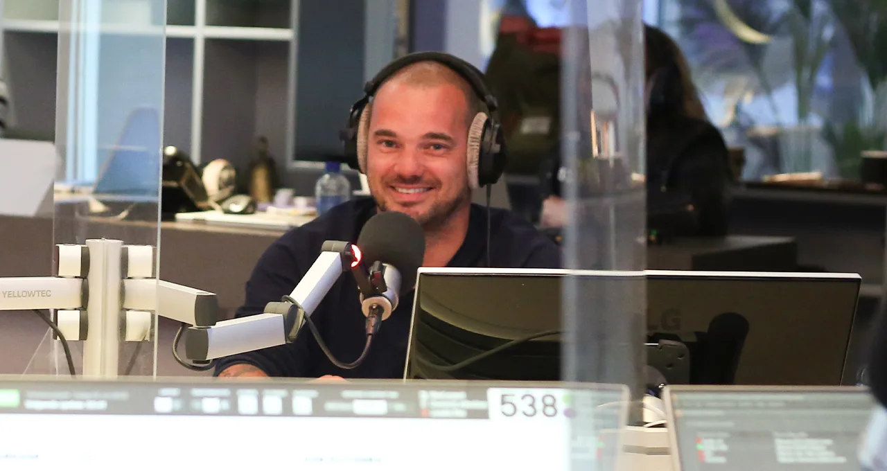 Dit zijn de hoogtepunten van Wesley Sneijder bij De 538 Ochtendshow!