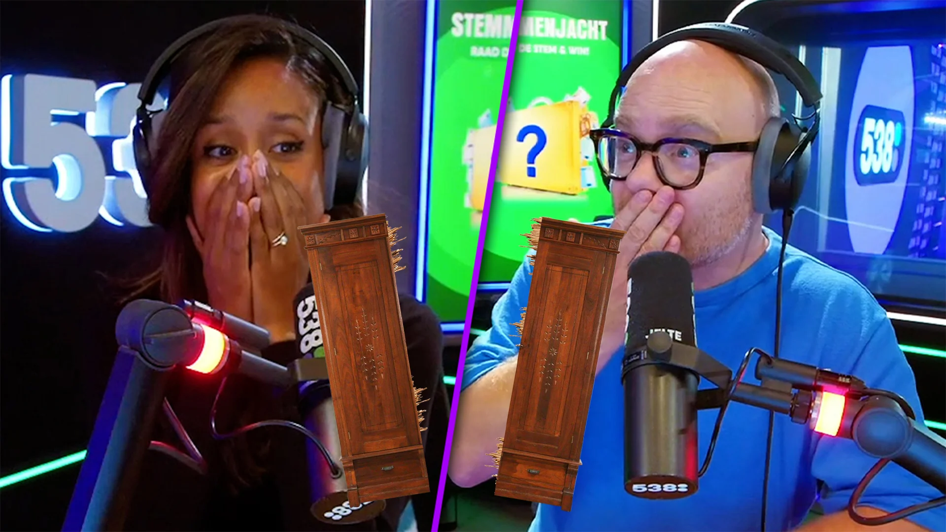 'Alles door de helft' namen ze bij deze scheiding wel héél serieus 😧