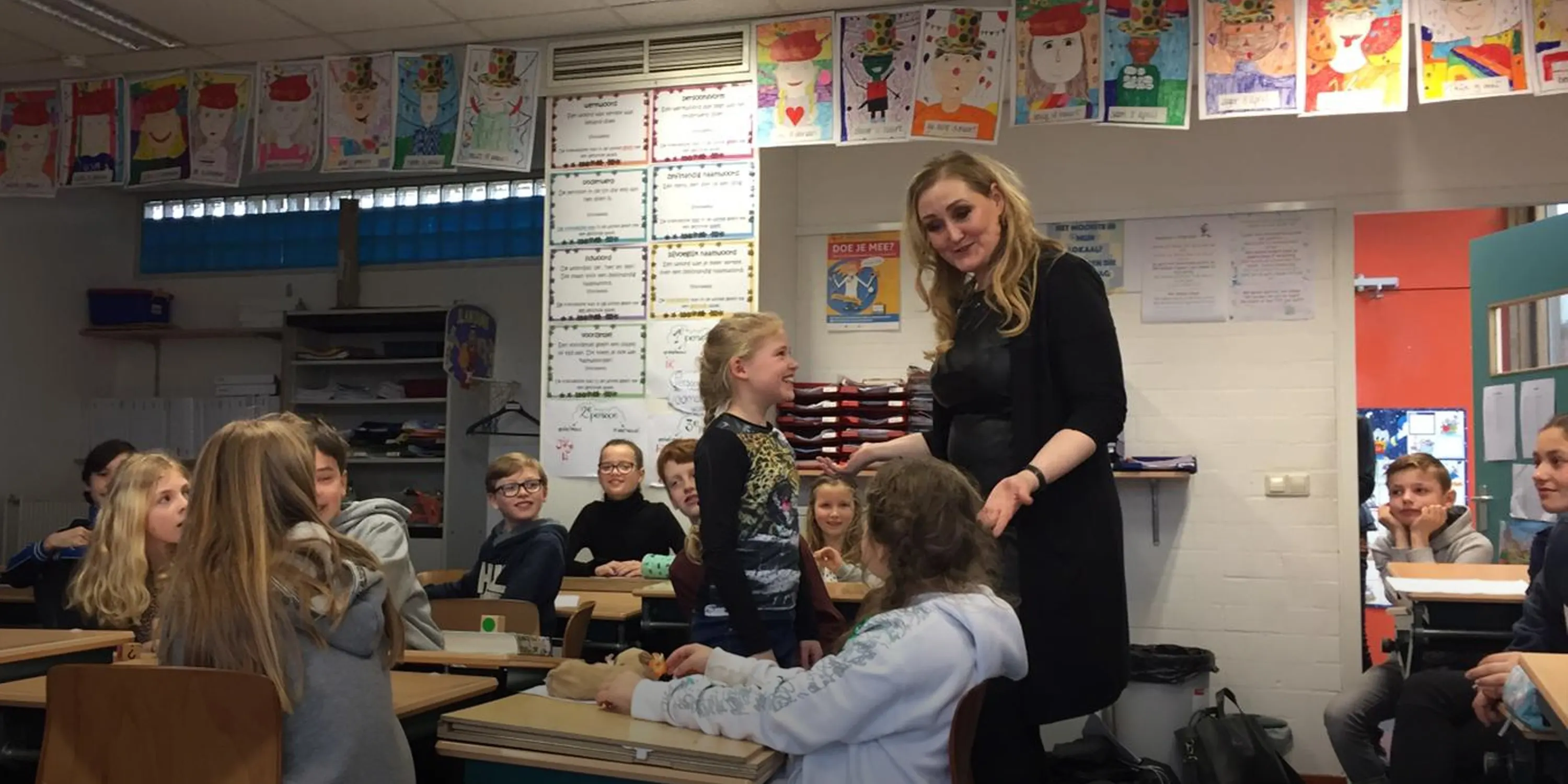 Hannelore geeft les!