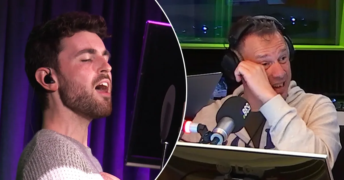 Nieuwslezer Henk Blok in tranen na optreden Duncan Laurence