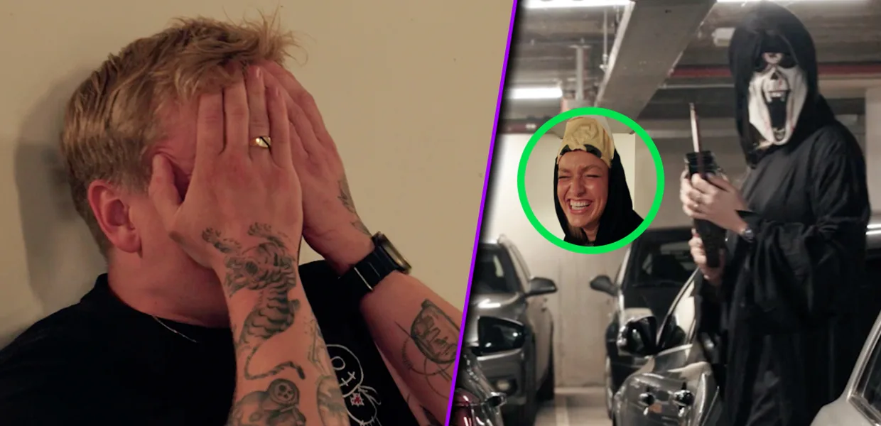 Jordi doodsbang door Halloween-grap van Julia 👻😂