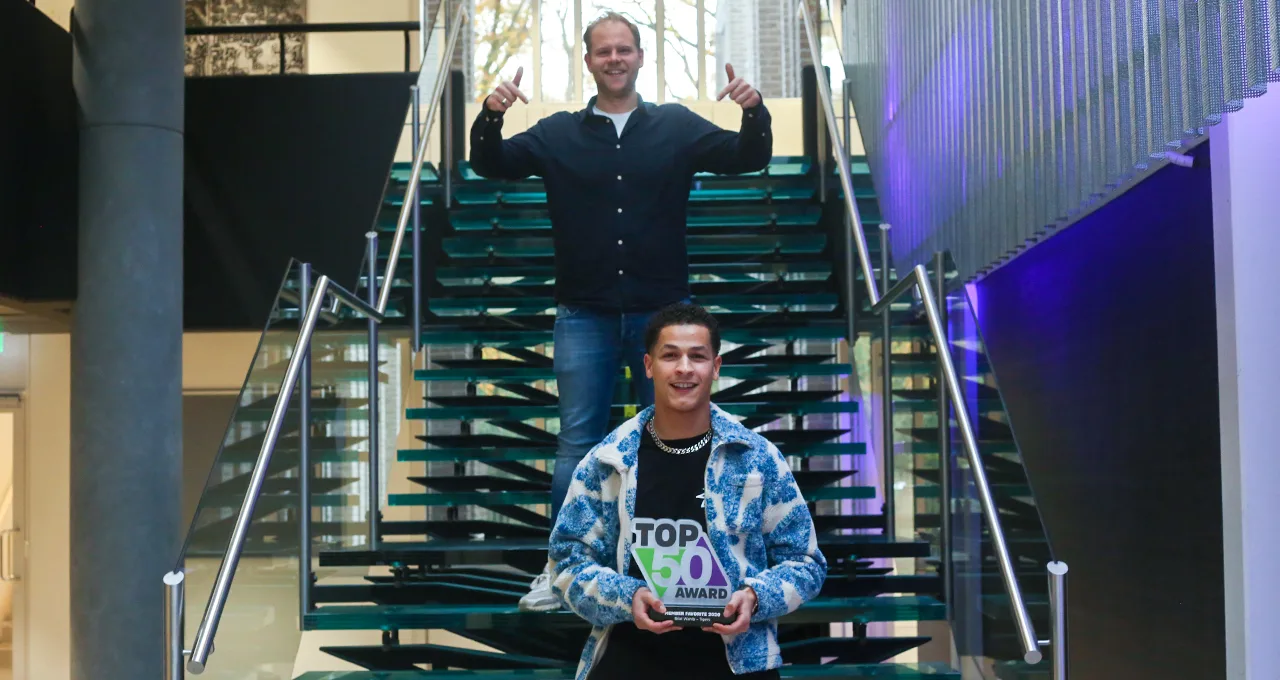 Ivo verrast Bilal Wahib met 538 TOP 50 Award!