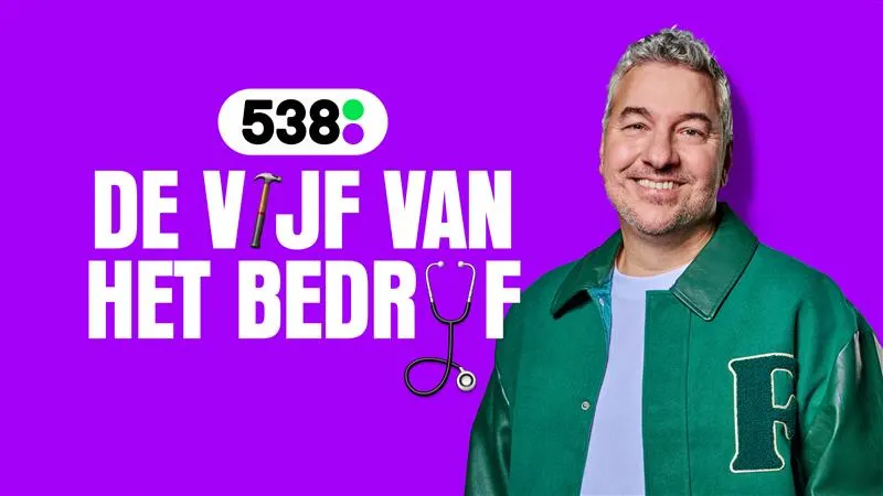 Deel de playlist van jou en je collega's en hoor 'm op 538! 🎵
