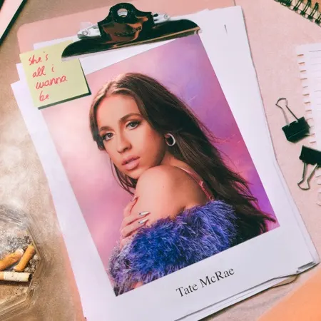 GEMAAKT: TATE MCRAE - SHE'S ALL I WANNA BE