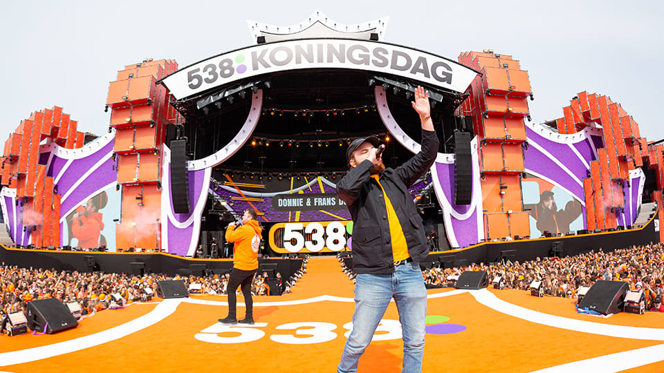 Frans en Donnie op 538 Koningsdag!