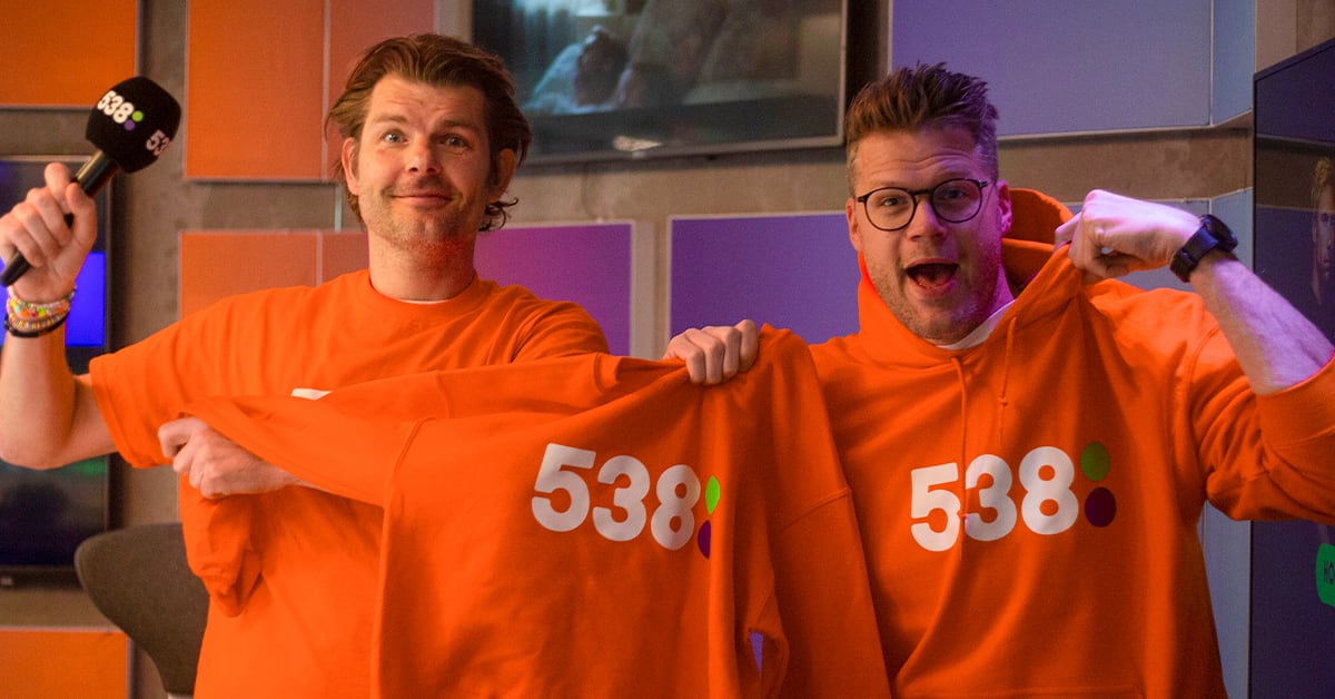 Scoor hier jouw 538 Koningsdag hoodie, sweater of t-shirt!