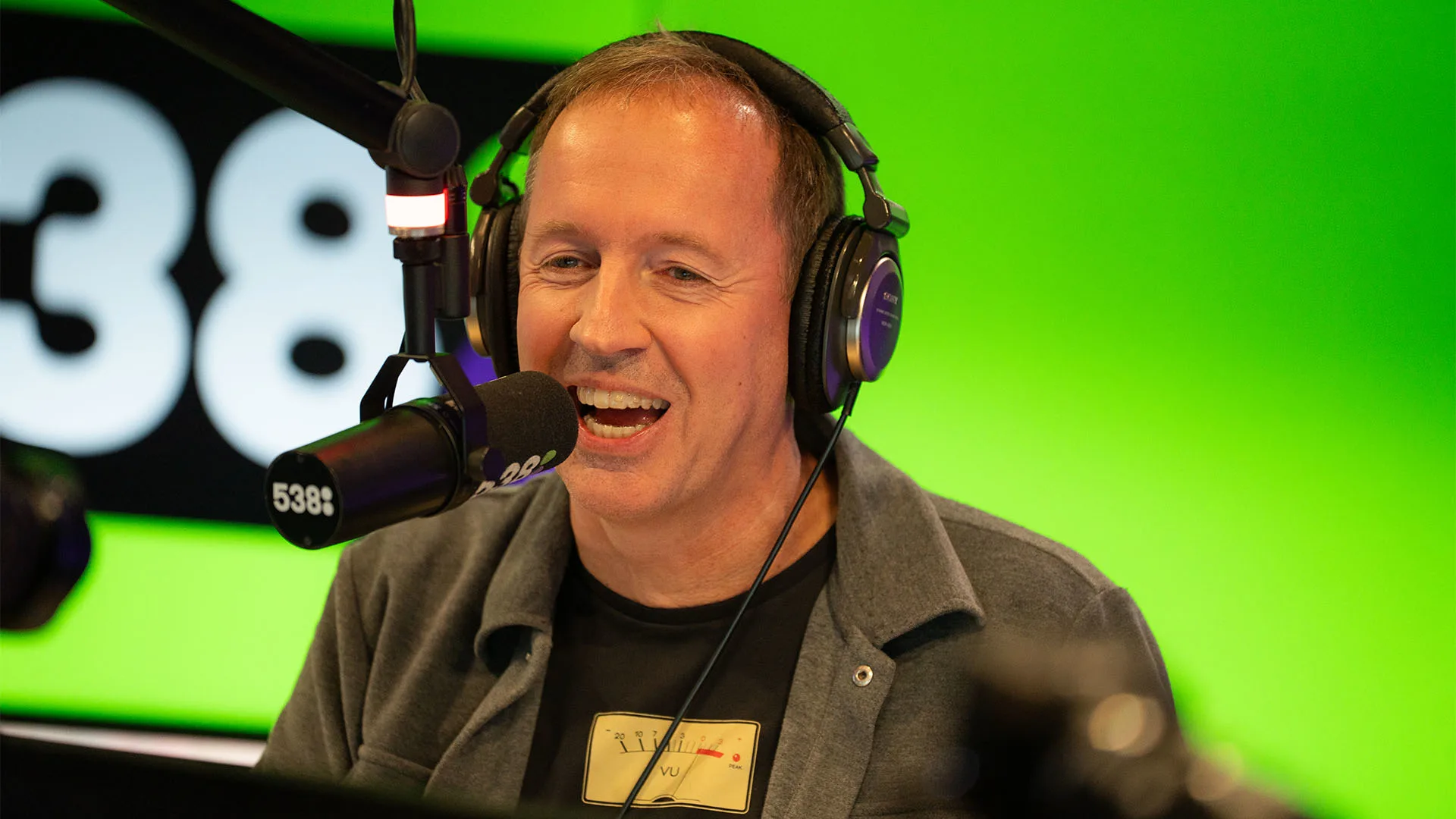 ‘Geert Wilders’ test de geluidsinstallatie van de Tweede Kamer