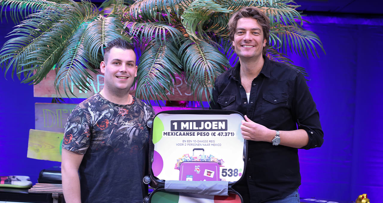 Joep wint een miljoen en gaat naar...