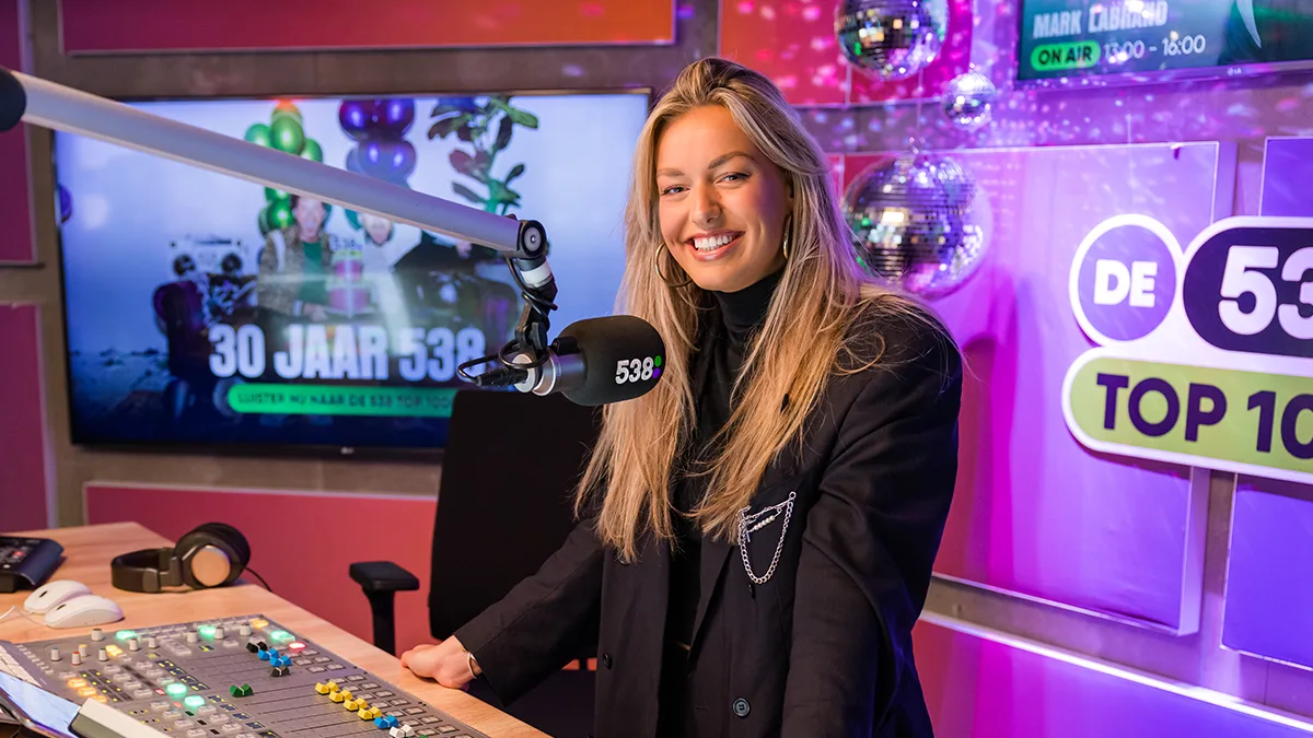 Julia van Reyendam is onze nieuwe 538-dj!