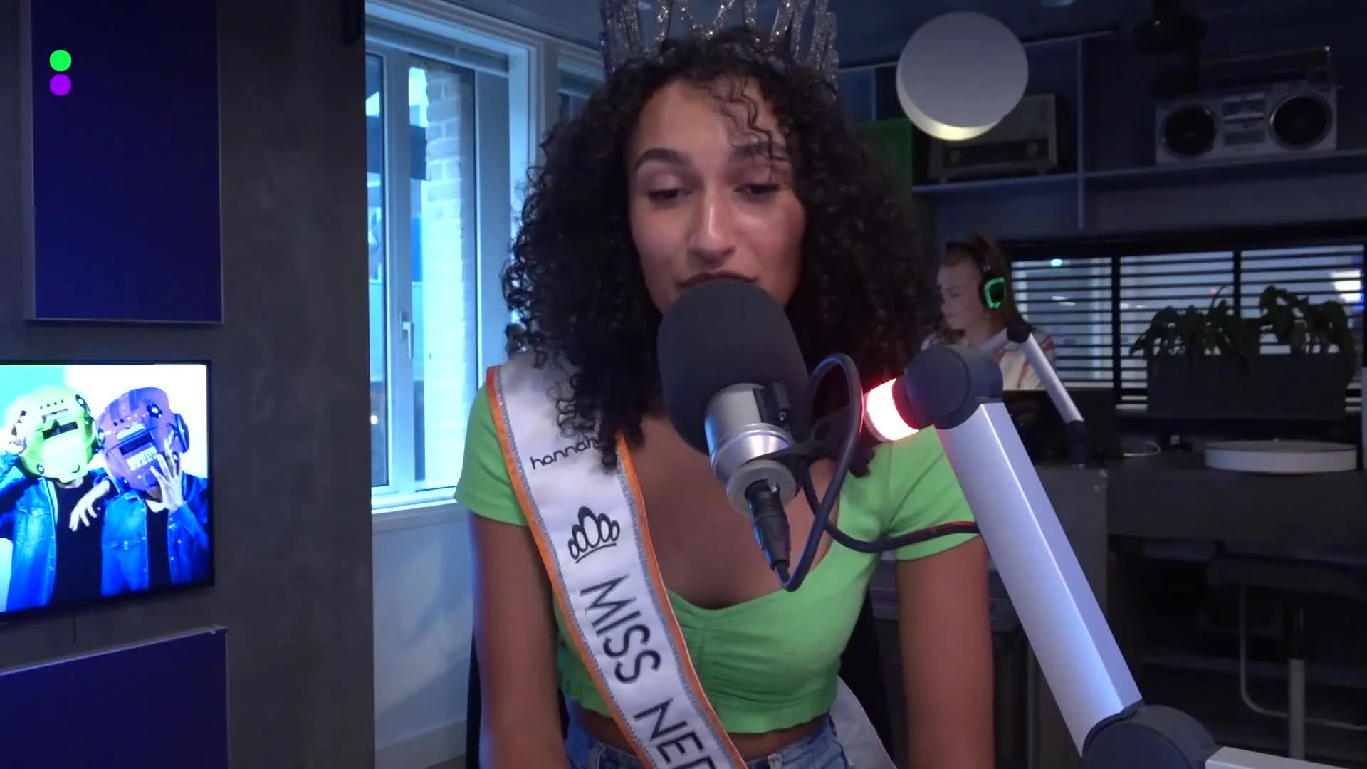 Miss Nederland kwam op bezoek bij Frank!