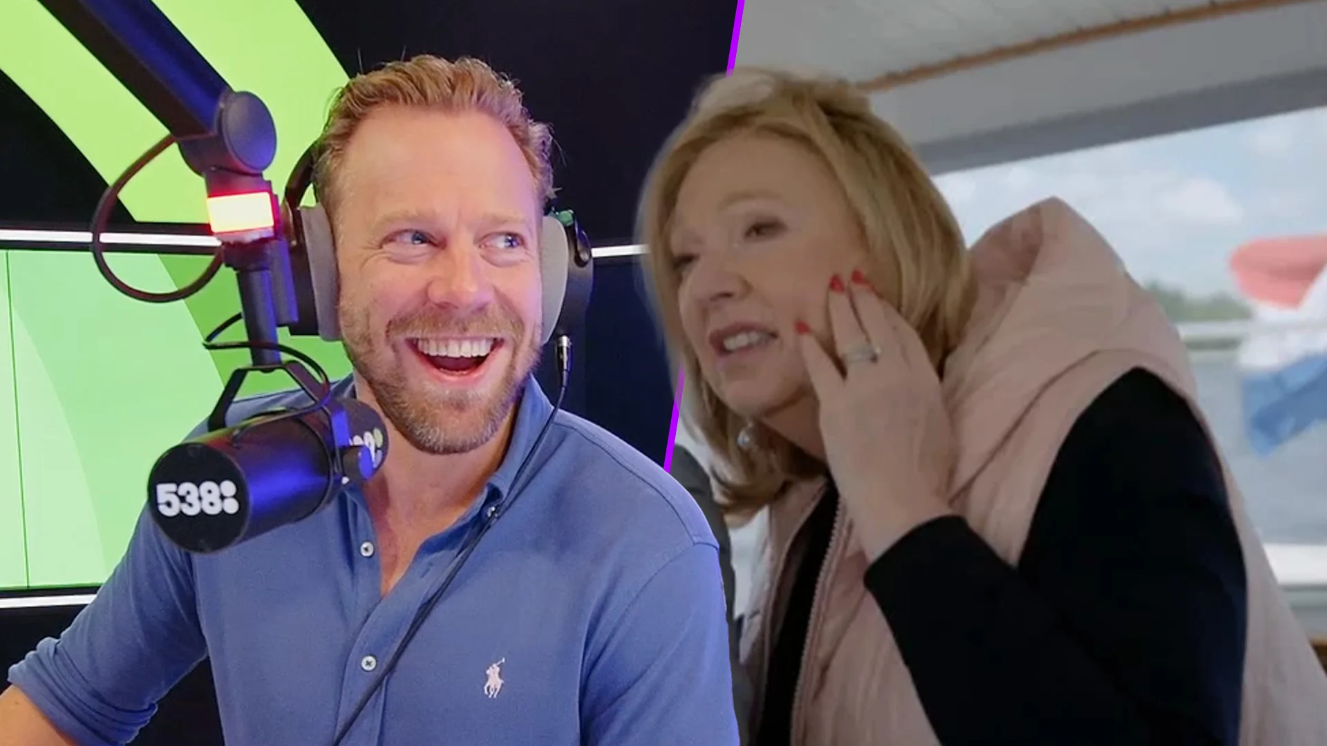 Janny van der Heijden gaat in matchende outfits met hondje Naan naar de Televizier-Ring