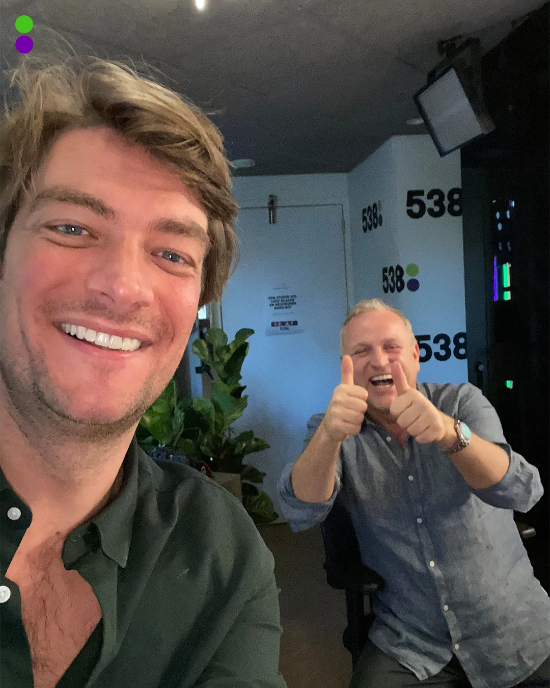 Dit was Gordon bij Frank in De 538 Ochtendshow!