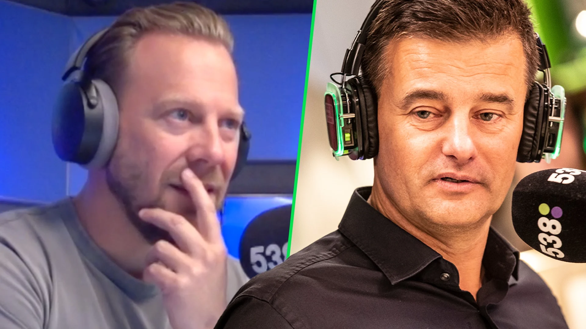 Wilfred Genee reageert in De 538 Ochtendshow op VI-rel Johan Derksen en René van der Gijp