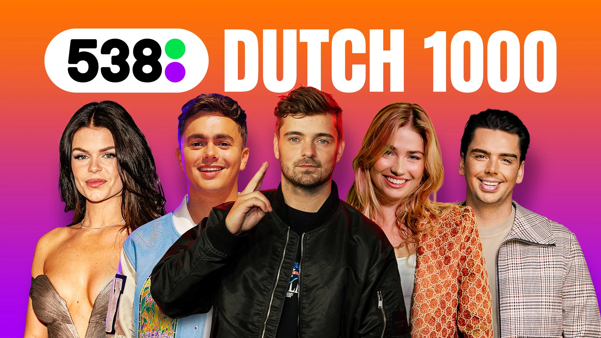 De grootste hits van Nederlandse bodem hoor je in de 538 Dutch 1000 🧡🇳🇱