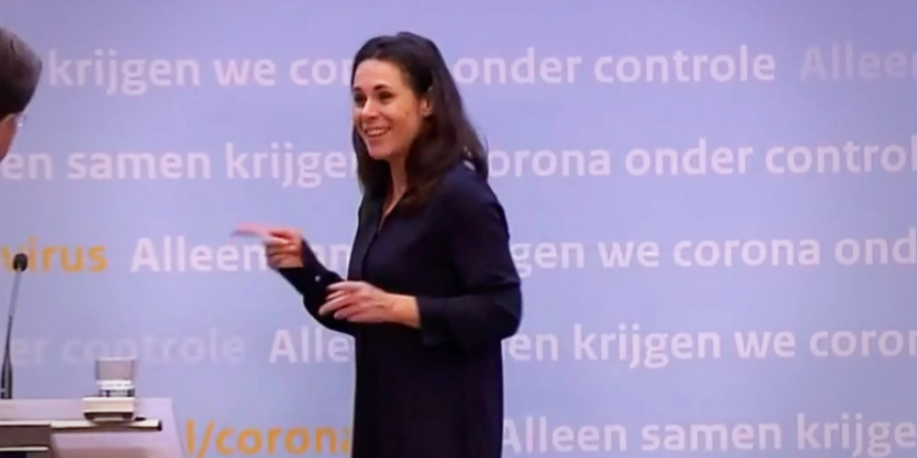 Waarom gebarentolk Irma gewisseld werd