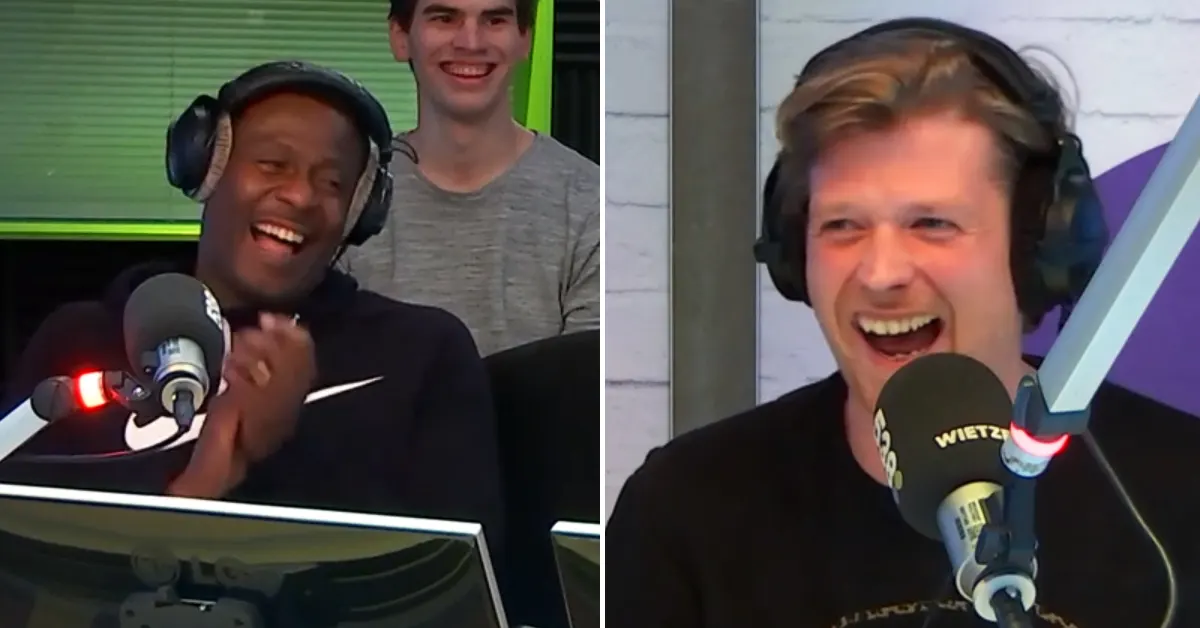 LOL! John Williams komt deelnemer Help, Mijn Man Is Klusser tegen in 538-studio