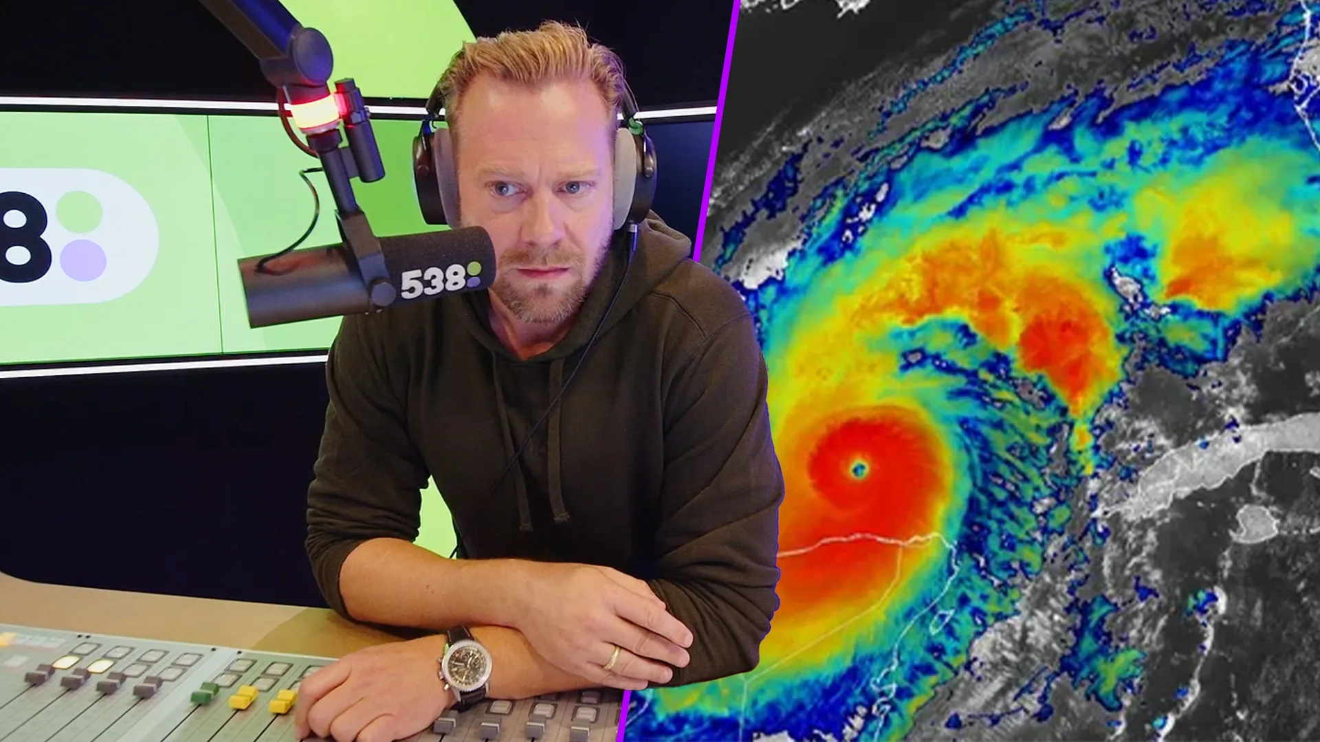 In de VS-wonende Hennita angstig voor storm Milton: 'Ik heb er echt buikpijn van'