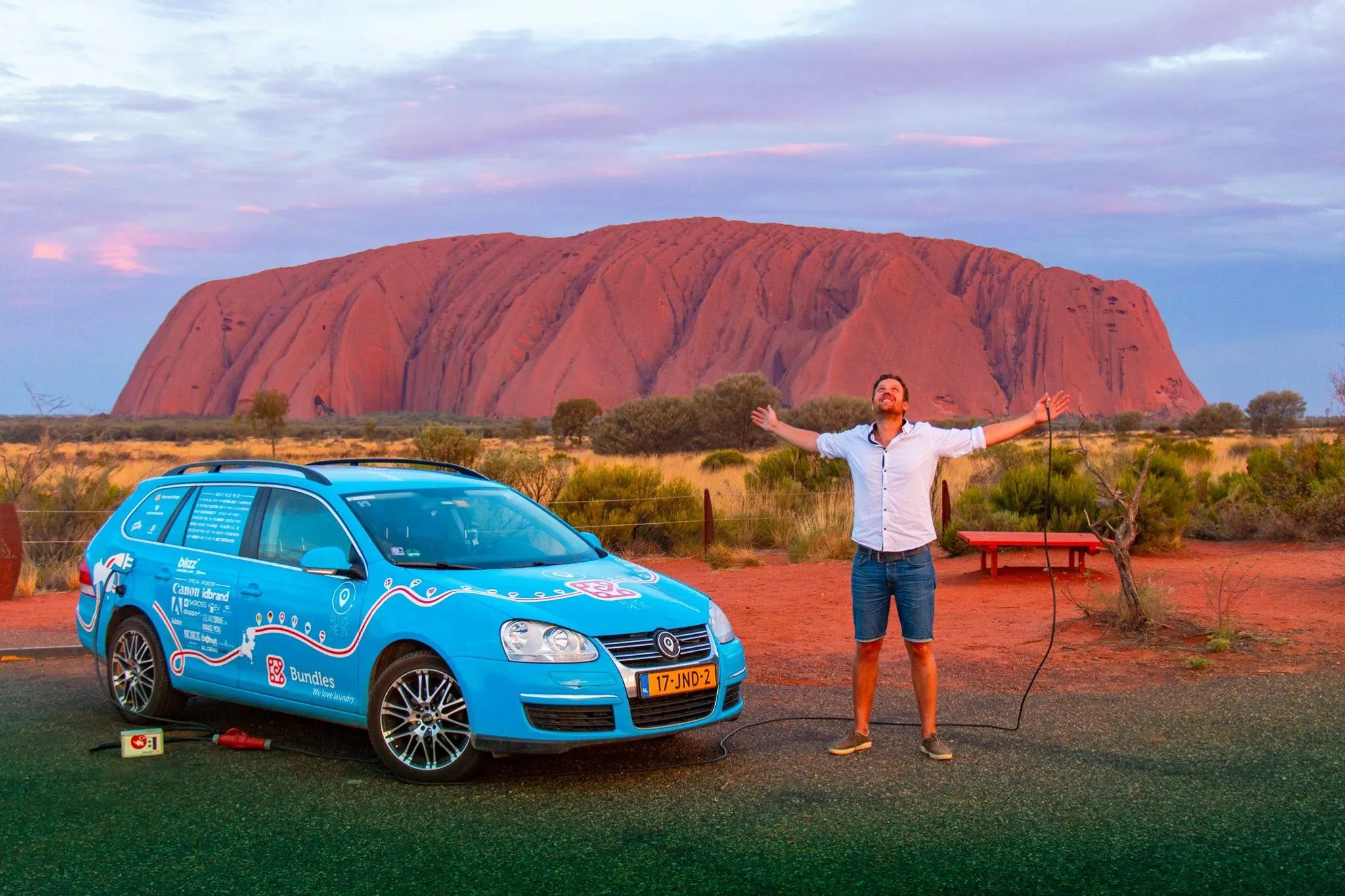 Wiebe maakt langste reis ooit met elektrische auto!