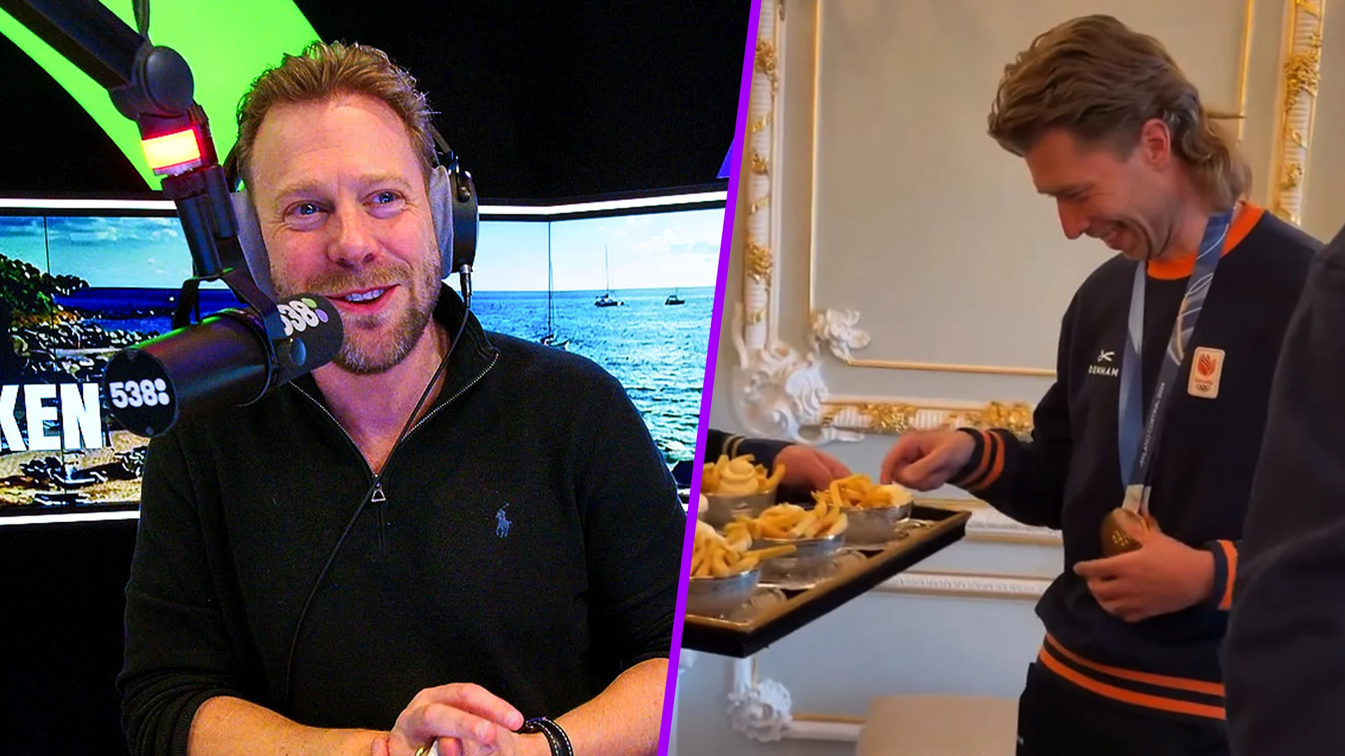 Hilarisch! Jorrit Bergsma doet via de radio zijn dinerwens aan de koning