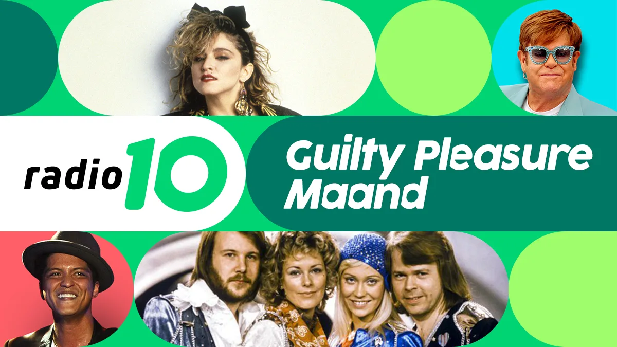 Radio 10 trapt het nieuwe jaar af met de Guilty Pleasure Maand.
