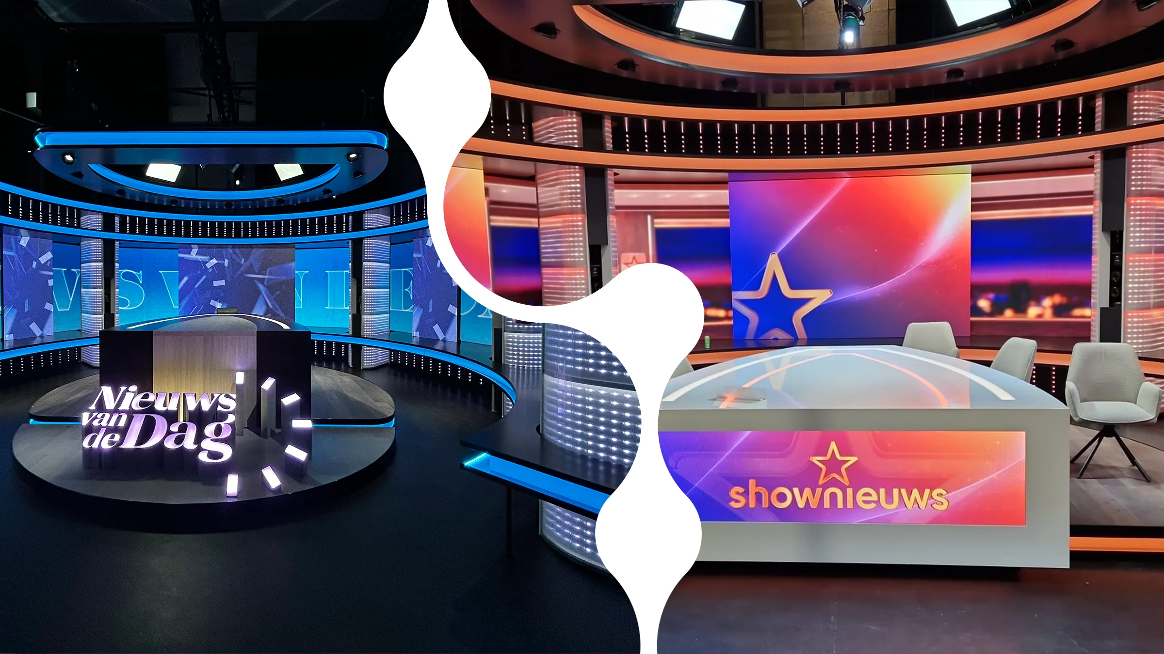 Nieuw decor voor Nieuws van de Dag en Shownieuws: meer dynamiek, meer interactie.