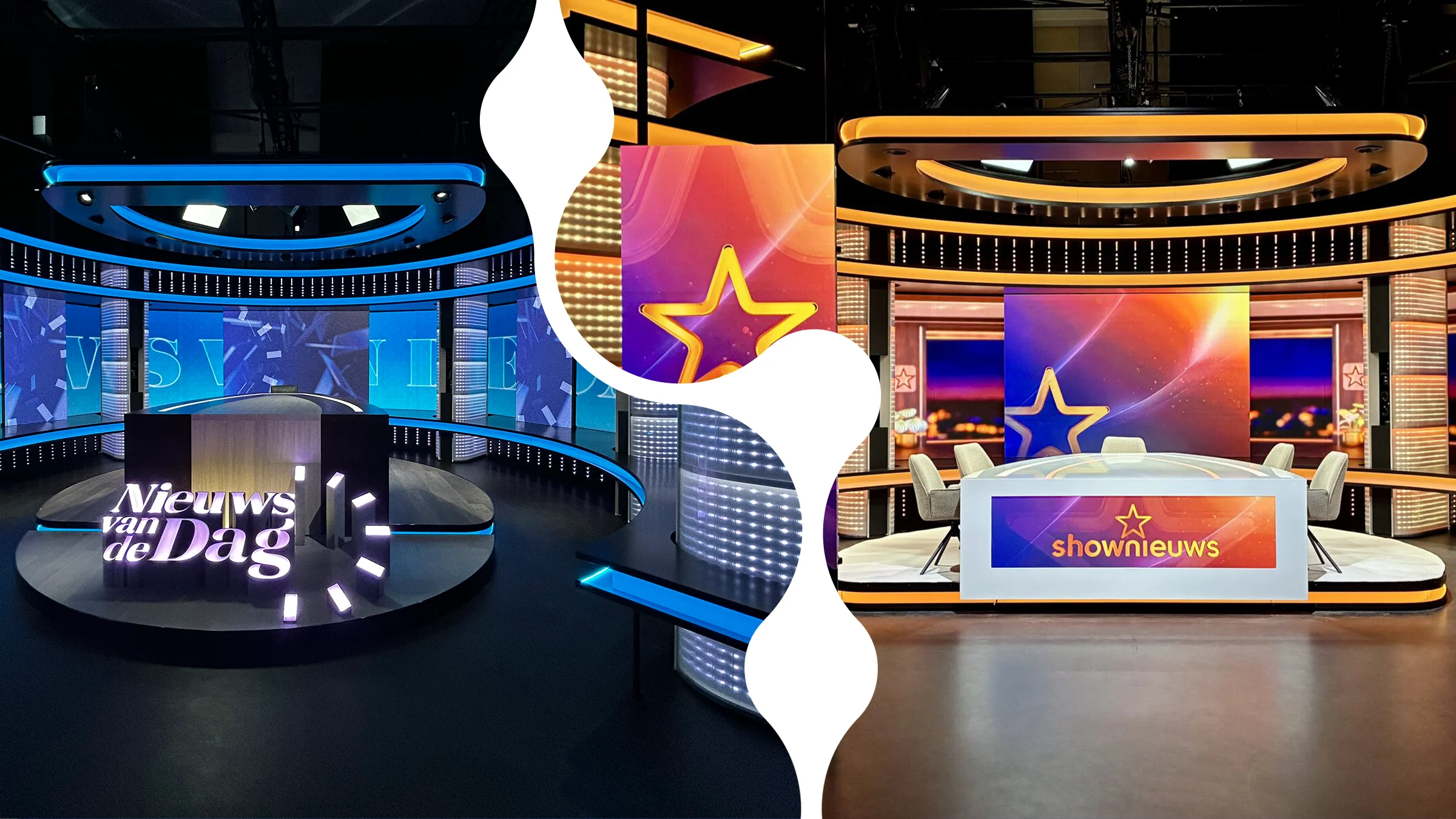 Nieuw decor voor Nieuws van de Dag en Shownieuws: meer dynamiek, meer interactie.