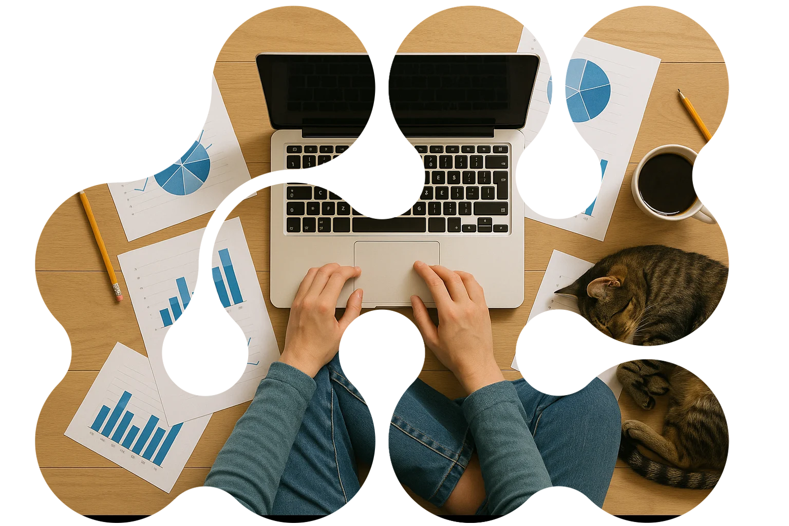 Samenwerken doen we ook gewoon vanuit huis.