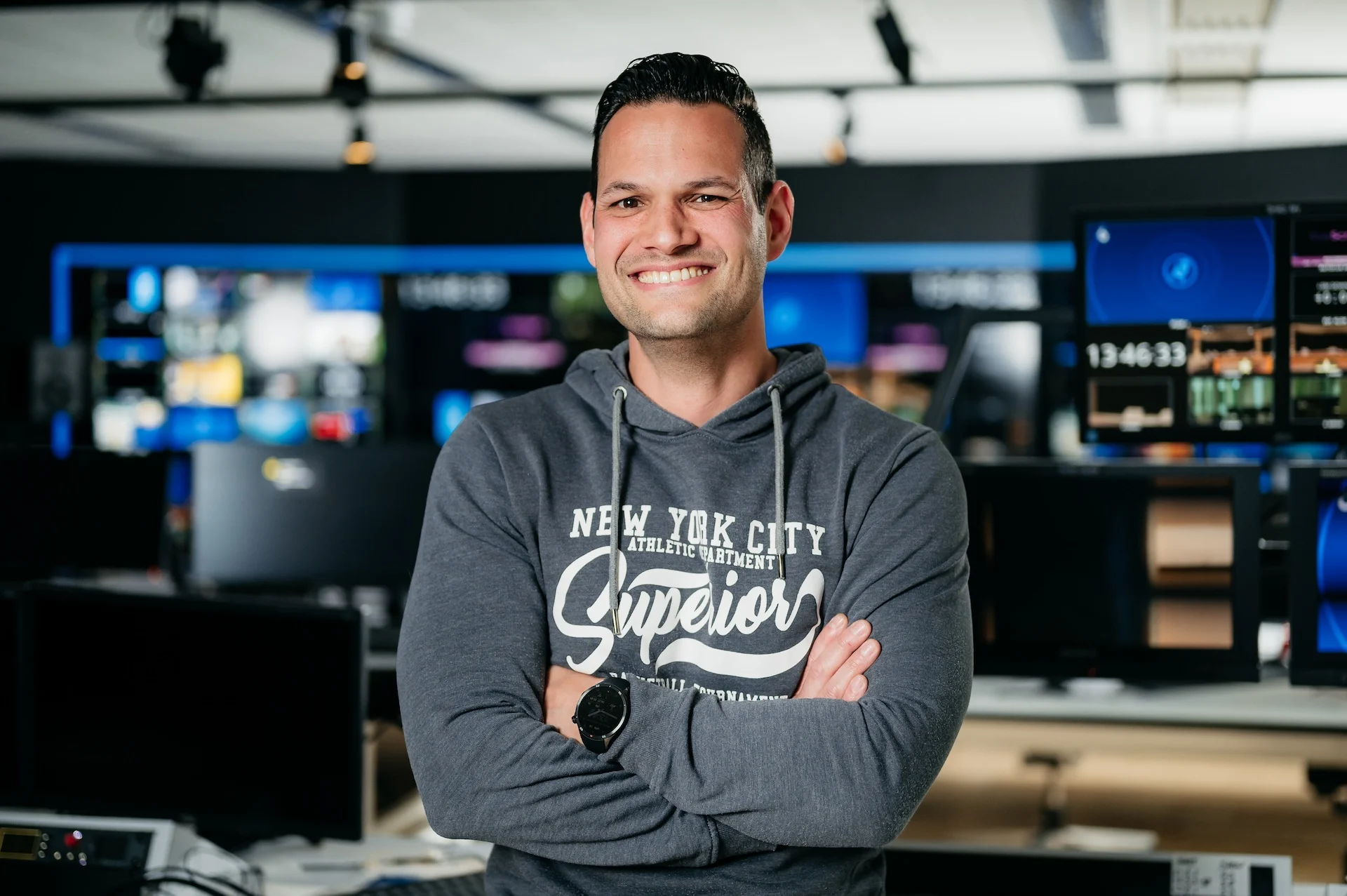 Ontmoet Kevin, manager studio en regie.