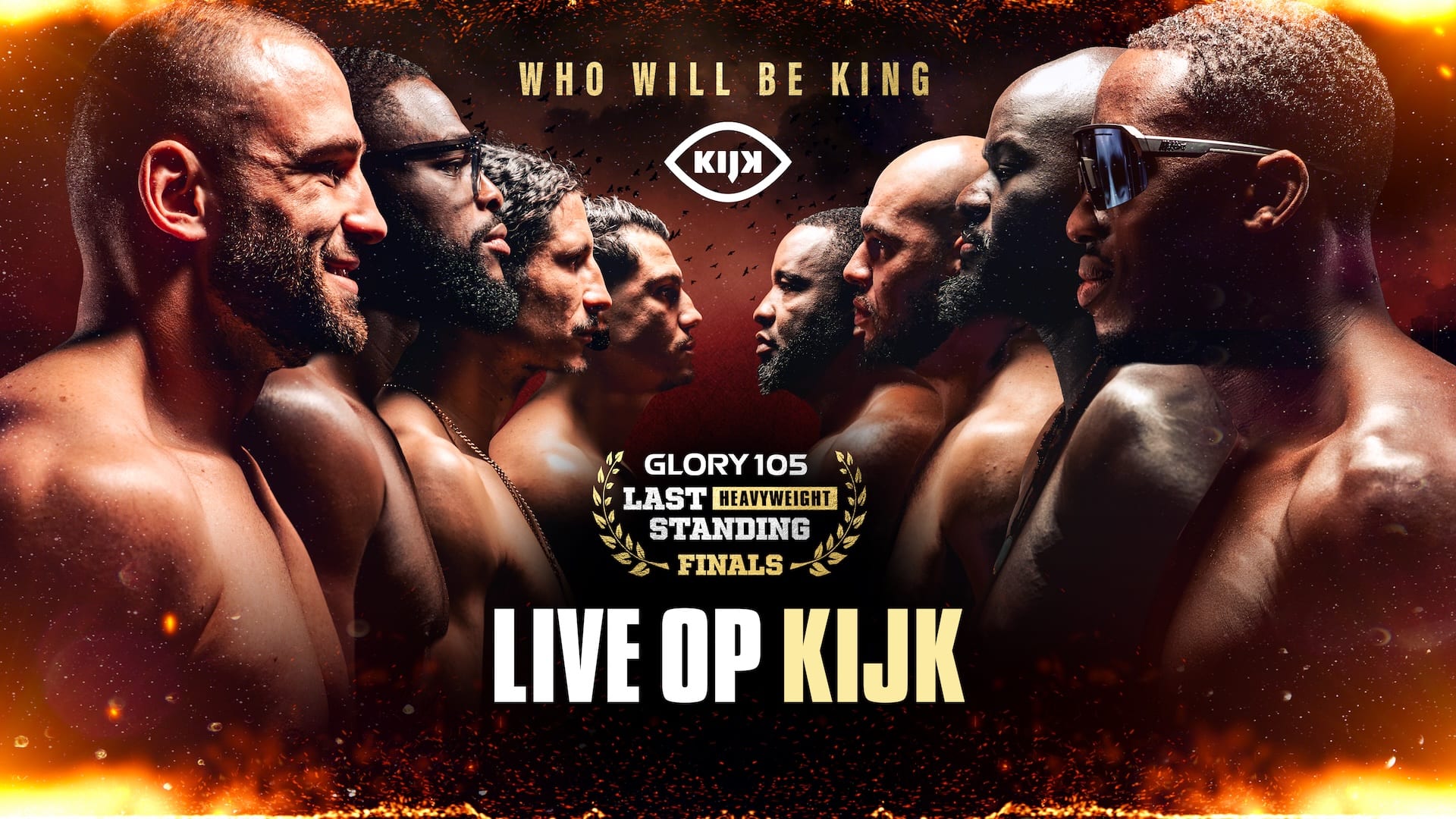 GLORY 105: De strijd om de troon zie je live op KIJK