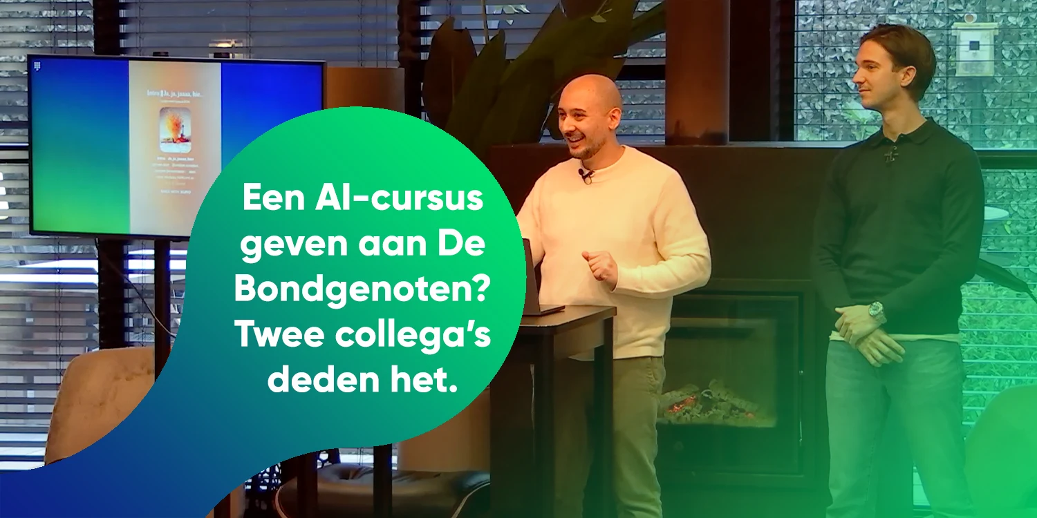 De Bondgenoten krijgen spoedcursus AI om Carnavalshit te maken.