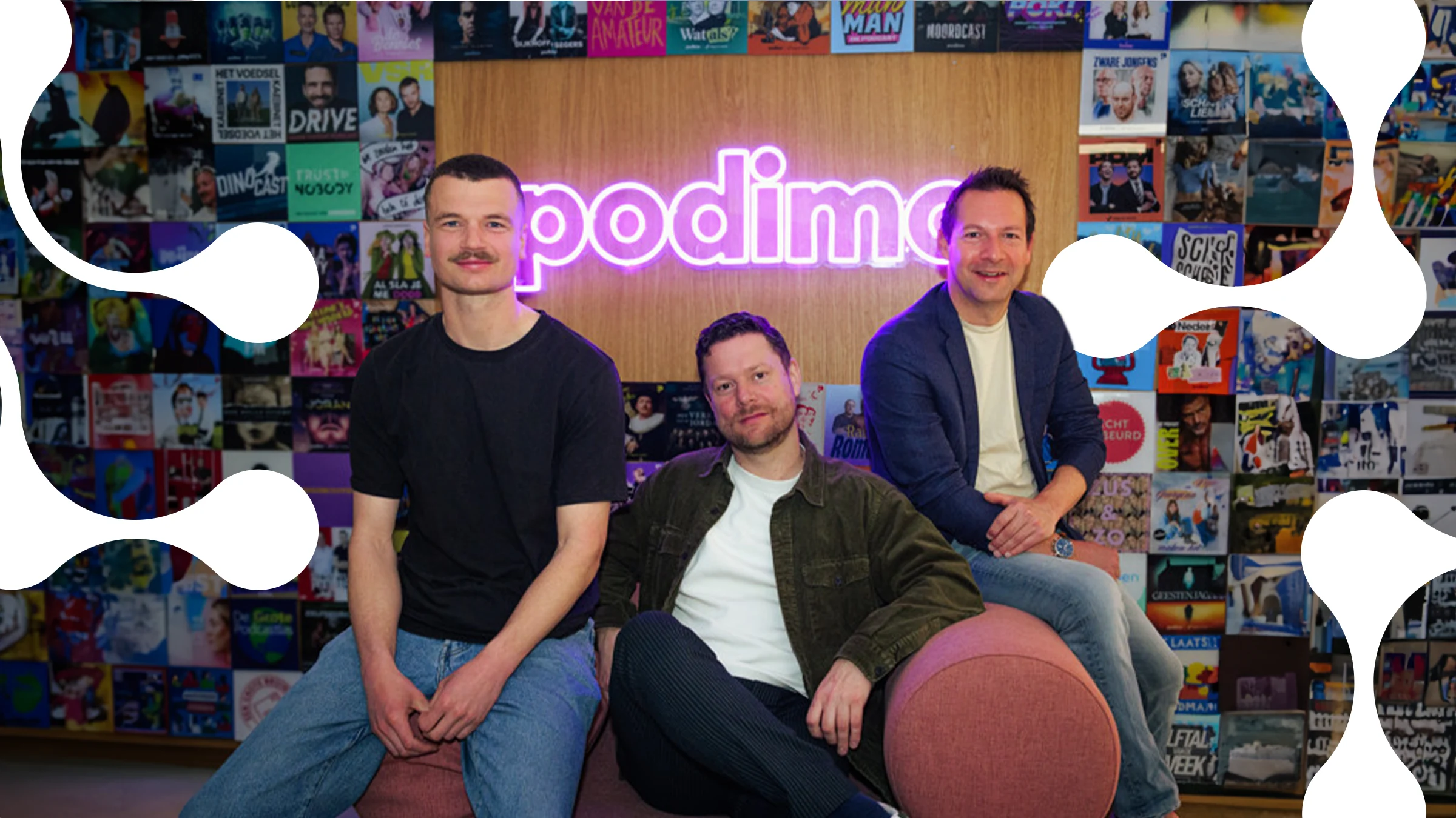 Exclusieve samenwerking Talpa Media met Podimo, Dag & Nacht Media & Tonny Media.