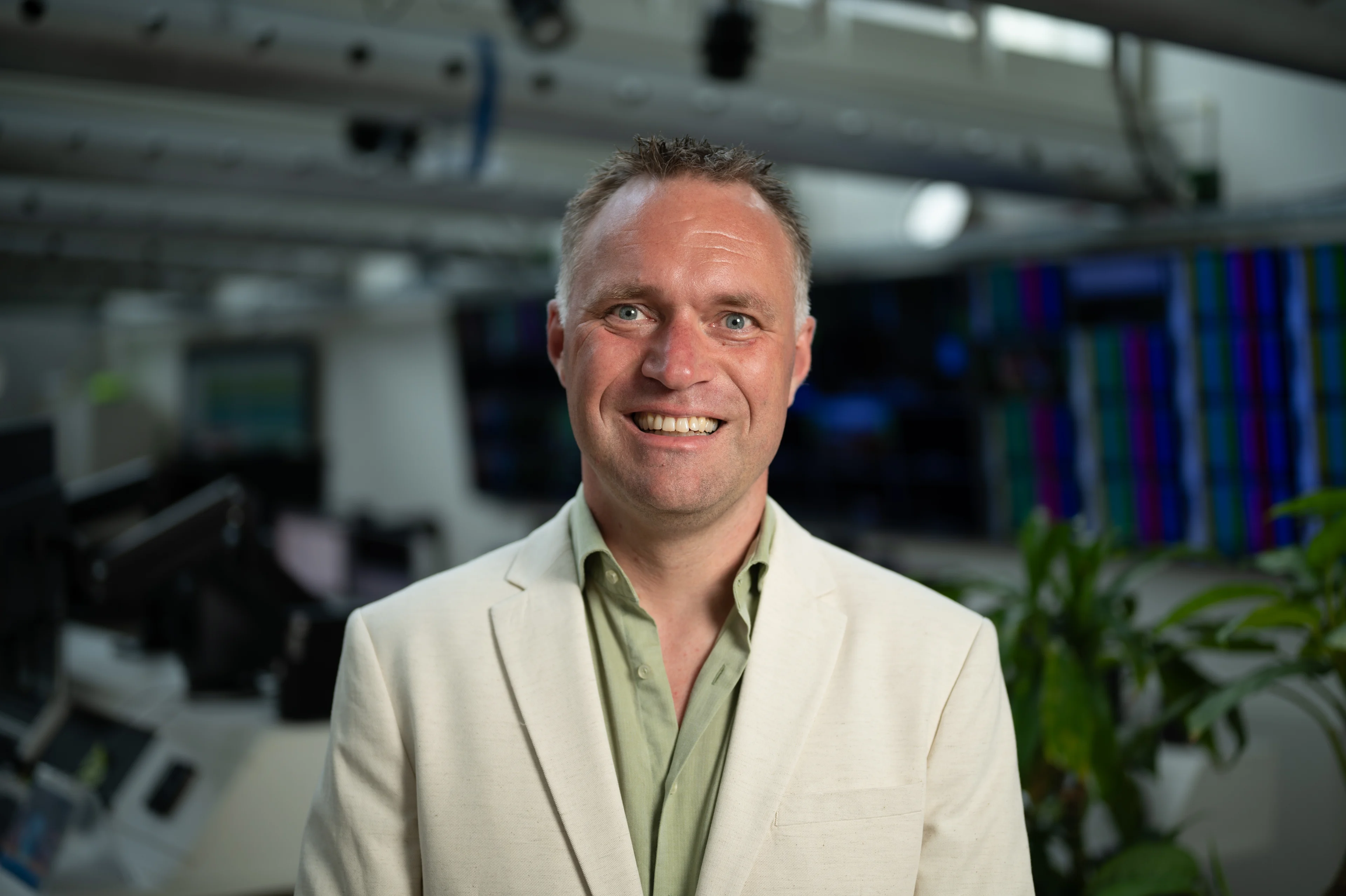 Marc Veeningen hoofdredacteur van de gehele nieuwsorganisatie van Talpa Network.