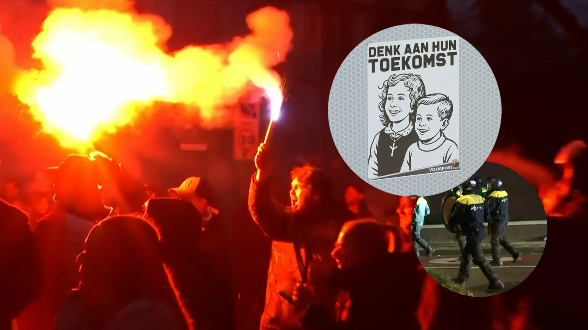 ME grijpt in in Loosdrecht bij opstand tegen noodopvang asielzoekers