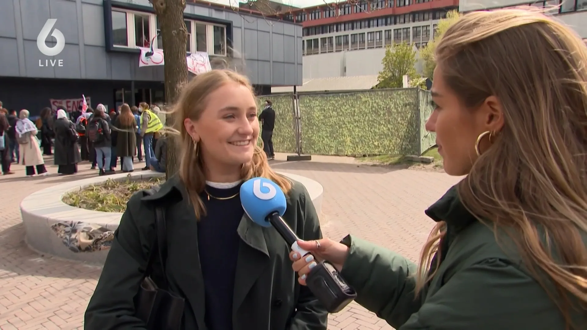 VU laat pro-Palestina demonstratie toe tijdens belangrijk tentamen