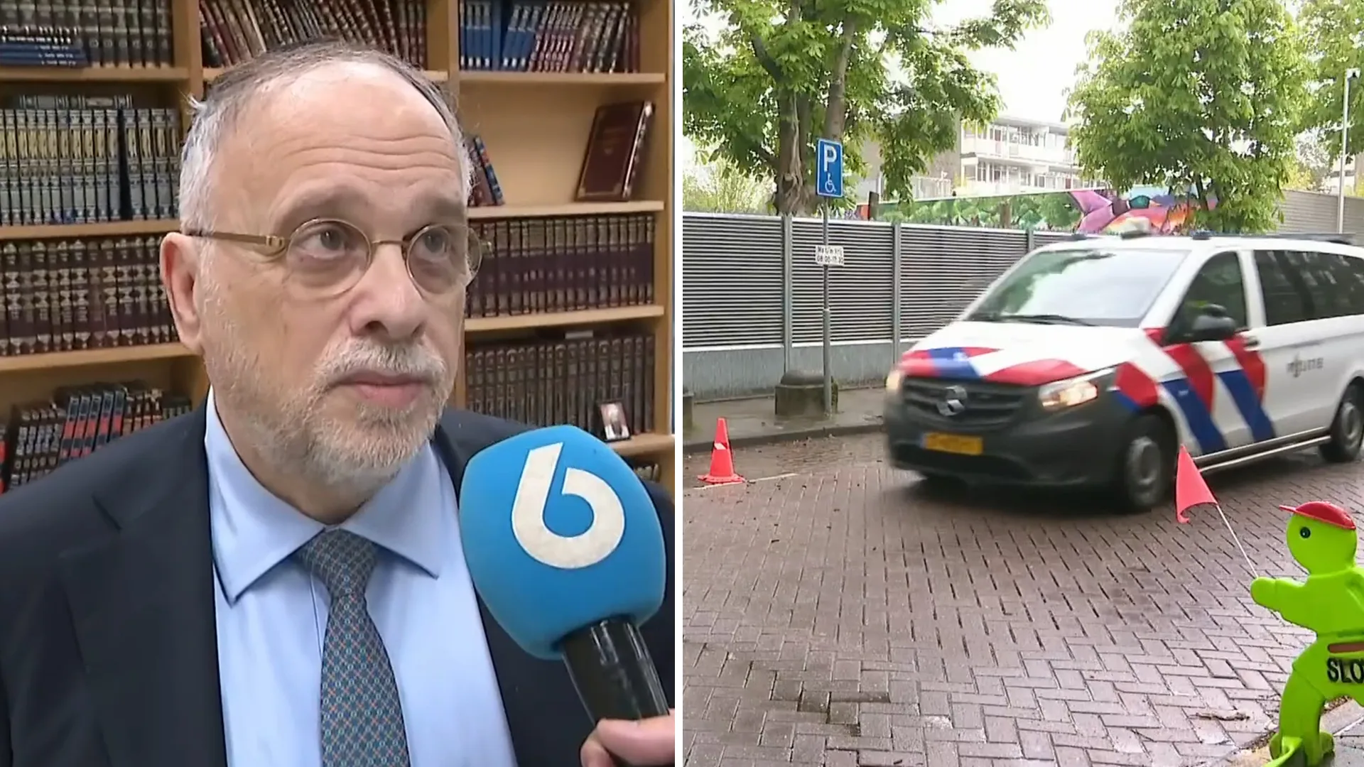 Marechaussee aanwezig tijdens schooluren op Joodse school waar explosief afging