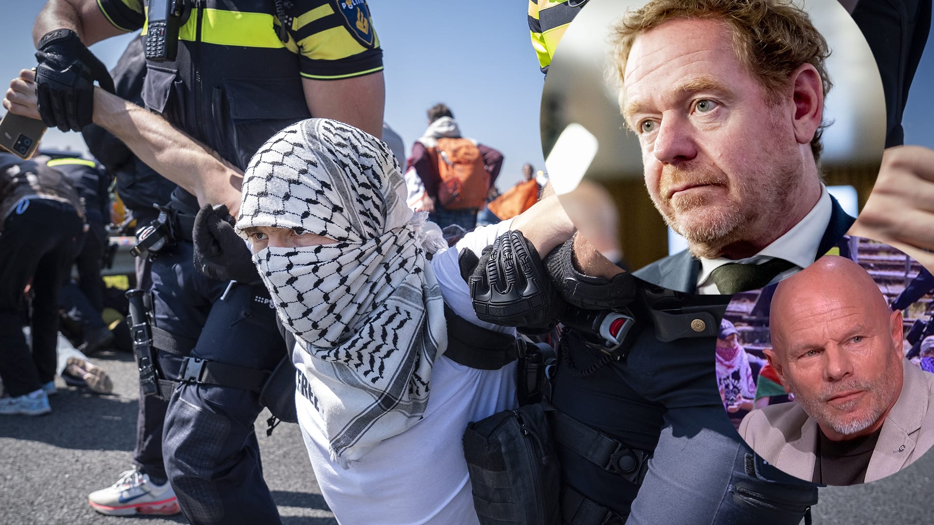 David van Weel: 'Demonstranten worden binnenkort besmeurd met smurvenverf'