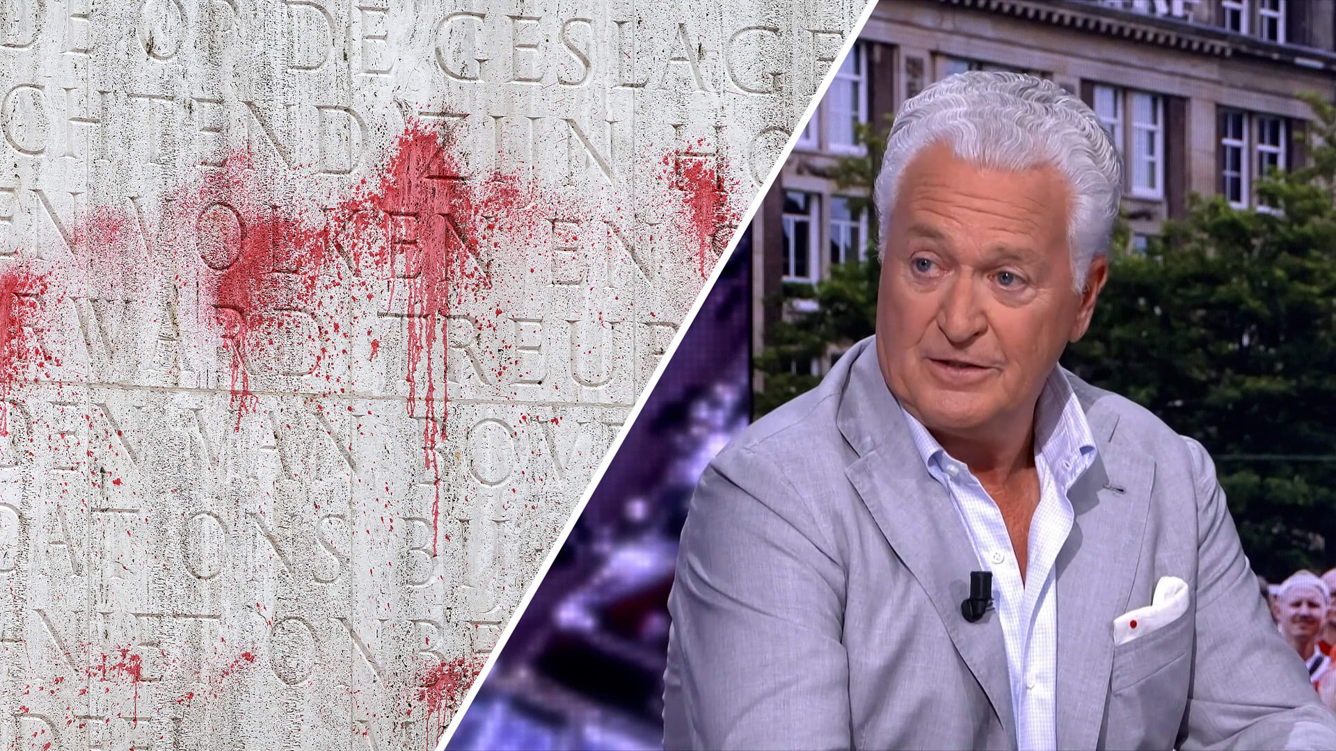 Wel schuldig, geen straf voor bekladden Nationaal Monument