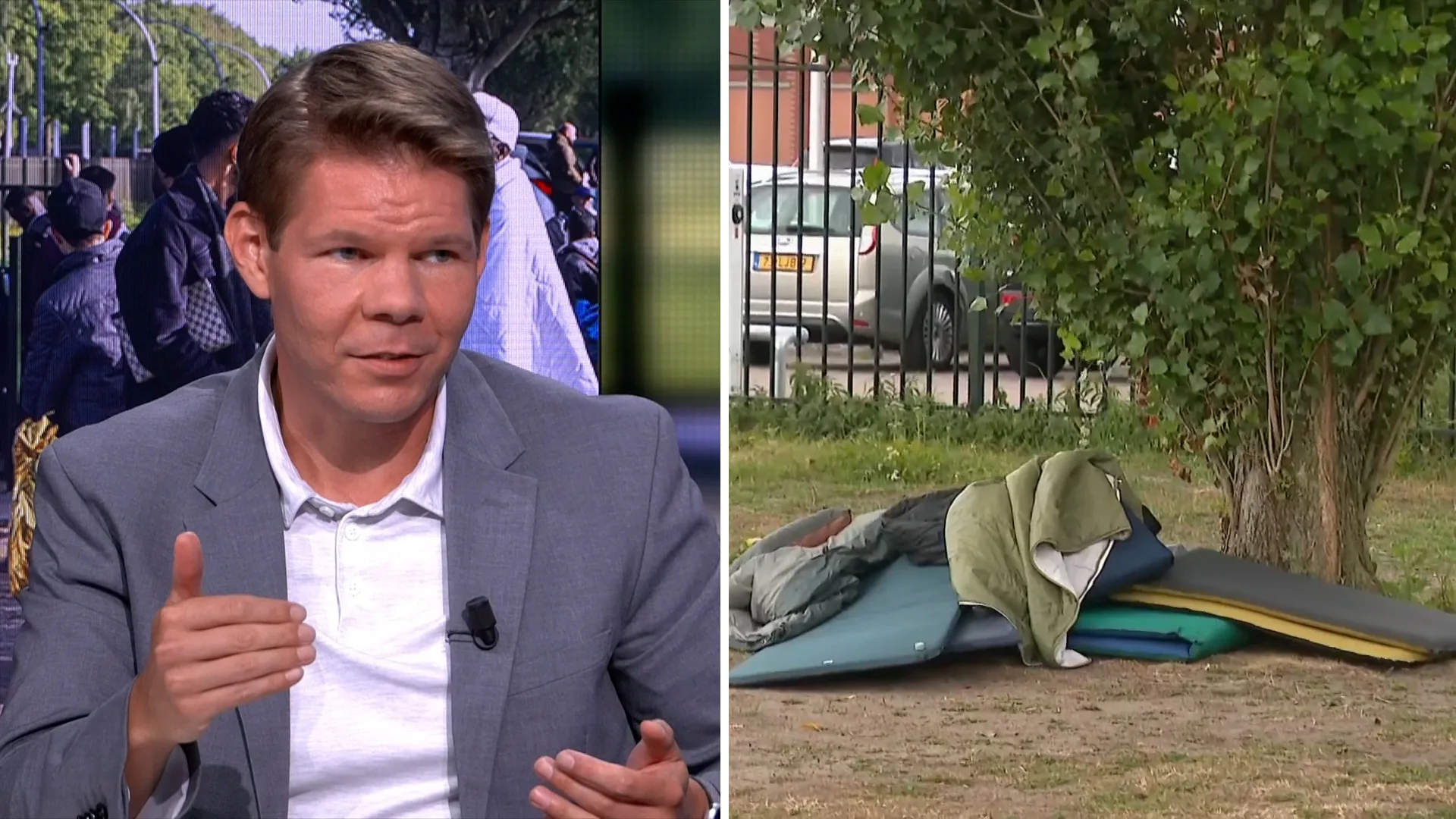 Nog altijd slapende mensen buiten in Ter Apel: 'Oplossing werkt niet'