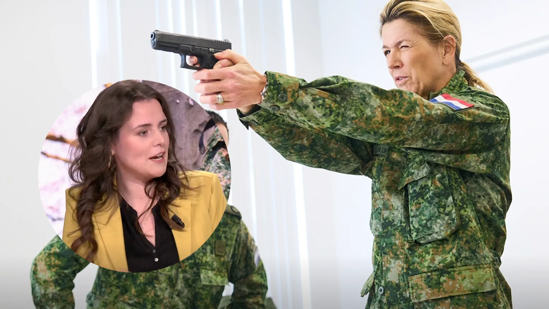 Máxima aan de frontlinie? ‘Het is net een barbiepop met een legerjasje aan’