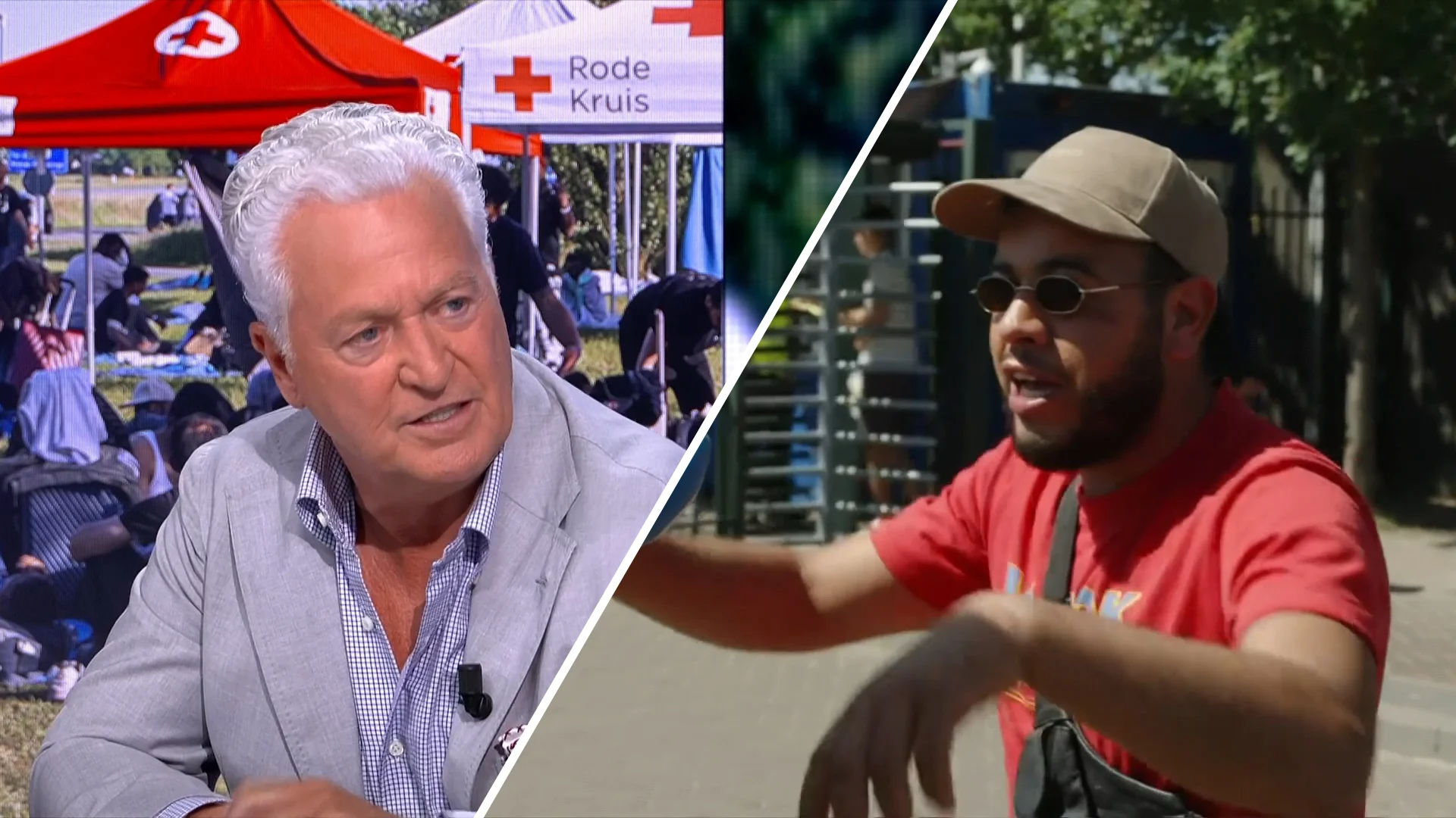 Chaos in Ter Apel: 'Weg met die veilige landers'