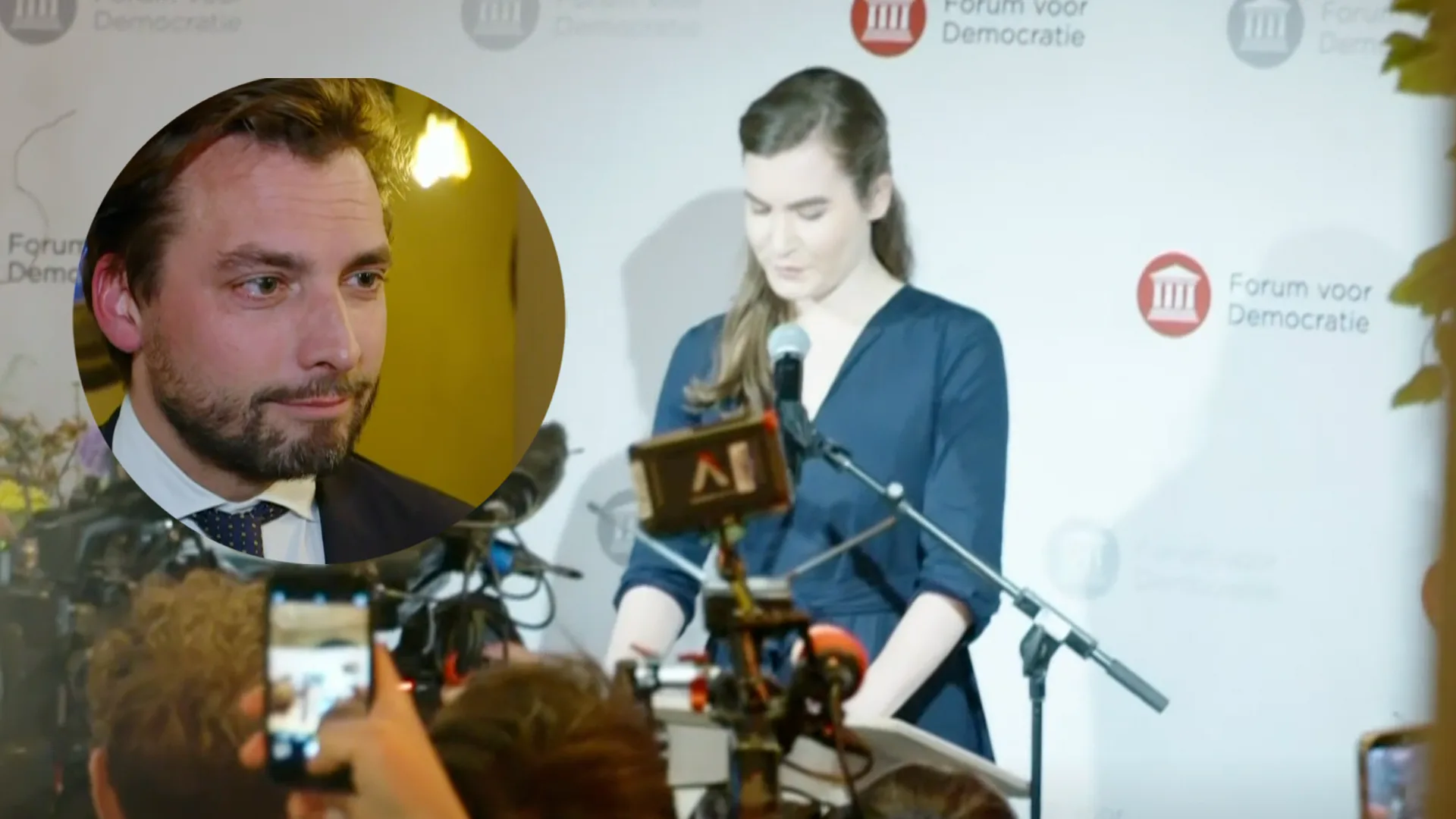 Ook bij Forum voor Democratie werd de champagne ontkurkt